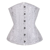 Women Gothic Sexy Underbust Corset 26 Steel Boned Waist Cincher Slimming Body Shaper Corsets Bustiers Lingerie Top Plus Size