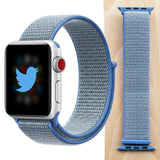 High Quality Nylon Sport Loop Replacment for Apple Watch band 44mm Series 5 4 3 2 1 Breathable Woven Strap 42mm iwatch 40mm 38mm