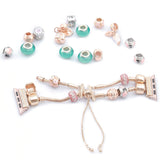 Diy Gem Agate Strap For Apple Watch 5 Band 40mm 44mm 38mm 42mm Woman Jewelry Design Beaded Bracelet Belt Iwatch Series 5 4 3 2 1