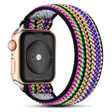 Strap for Apple watch band 40mm 38mm 44mm 42mm Bohemia Elastic belt solo loop Scrunchie bracelet correa iWatch series 3 4 5 se 6