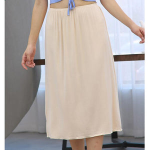 Half Petticoat Women Summer Slips Skirts Ladies Casual Long Underdress Loose Under Skirt