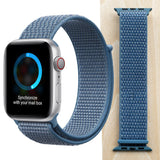 High Quality Nylon Sport Loop Replacment for Apple Watch band 44mm Series 5 4 3 2 1 Breathable Woven Strap 42mm iwatch 40mm 38mm