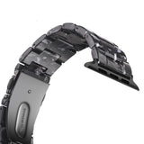 Black Bloom Resin Band For Apple Watch