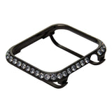 Luxury Metal Diamond Case For Apple Watch Stainless Steel Strap Watch Band