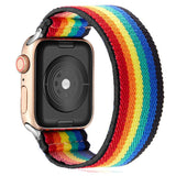 Strap for Apple watch band 40mm 38mm 44mm 42mm Bohemia Elastic belt solo loop Scrunchie bracelet correa iWatch series 3 4 5 se 6