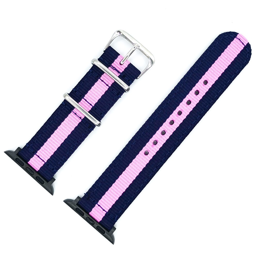 Nylon Watchband for Apple Watch Band Series 6 se/5/4/3/2/1 Sport Belt Watch Bracelet 40/38 mm 42mm/44mm Strap for iwatch Band