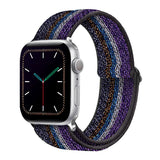 Soft and comfortable nylon Loop elastic buckle Apple watch band 38mm 42mm Series 6 SE 543 2 1 For iWatch Strap Nylon braid 44mm