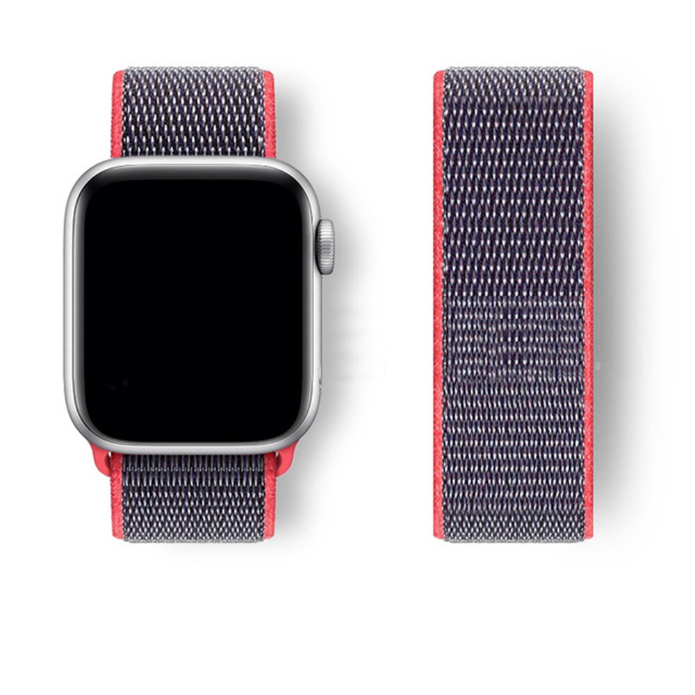 Nylon Loop Strap For Apple Watch 6/SE/5/4 42MM 44MM Band Replacement Wristband For iwatch 3/2/1 38MM 40MM Bracelet Accessories