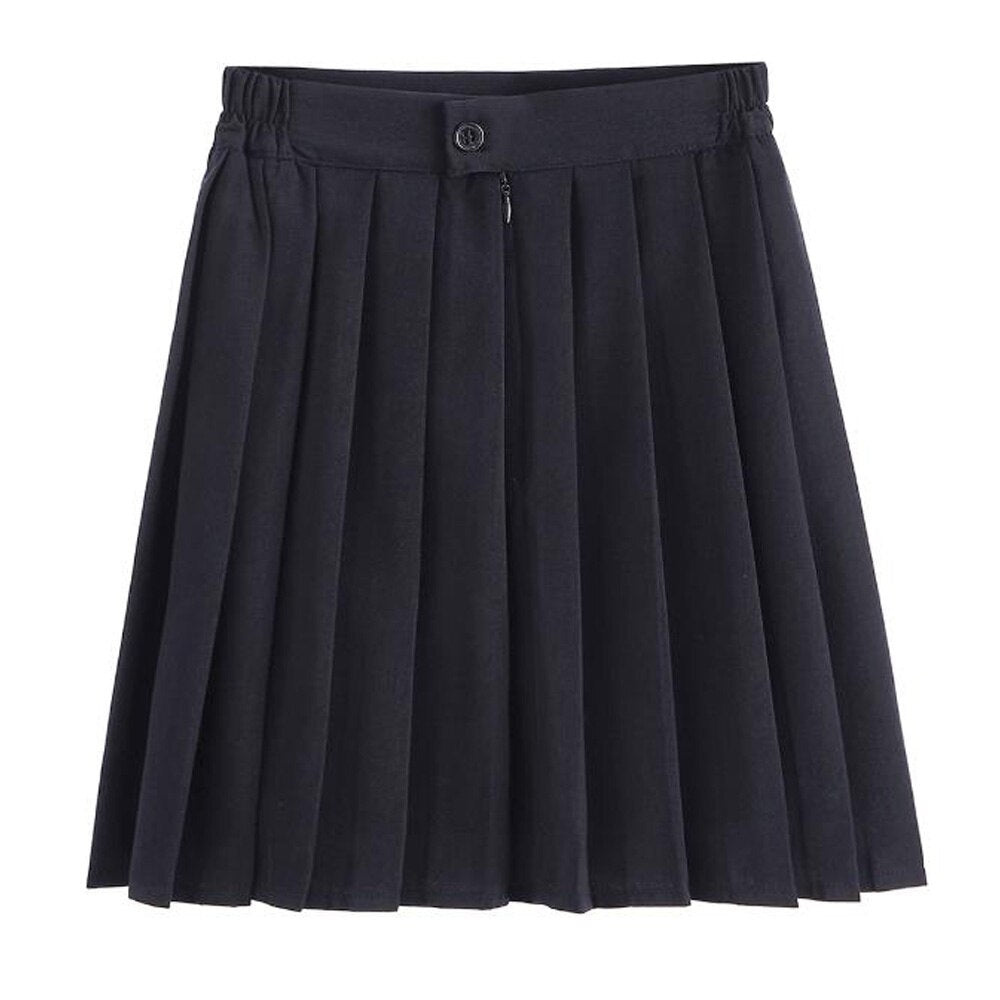 High Waist Short Pleated Black Mini Tennis Korean Navy Blue Skirts Summer y2k Bottoms