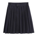 High Waist Short Pleated Black Mini Tennis Korean Navy Blue Skirts Summer y2k Bottoms