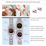 women Diamond watch Band for apple Watch 38mm 42mm 40mm 44mm Stainless Steel strap iwatch Series 5 4 3 2 1 Wrist band Bracelet