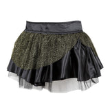 Women Multilayer Sexy Peacock Mesh Lace Pleated Tulle Mini Tutu Skirt Adult Fashion Party Dance Skirts Black/Blue Plus Size