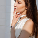 Women Diamond strap For Apple Watch band 38mm 42mm iWatch 5 4 band 40mm 44mm stainless steel strap Series 3/2/1 Accessories