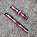 Woven Fabric Bracelet for Apple Watch 6/SE Band Series 5 4 40mm 44mm Breathable Nylon Replacement Strap for iWatch 3 38mm 42mm