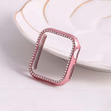 Diamond case+Milanese Loop band For Apple Watch Series 5/4/3/2/1 Stainless Steel Strap iwatch 38mm 42mm 40mm 44mm Wrist Bracelet