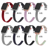 Canvas Women's nylon Strap for iWatch Series 6 3 38/42mm Belt Wristband Bracelet for Apple Watch Band 6 SE 5 4 40/44mm Watchband