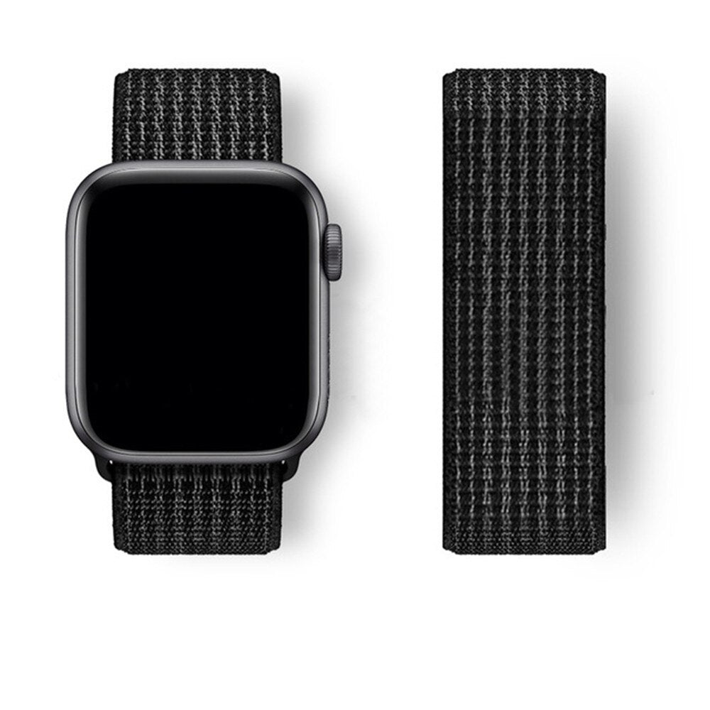 Nylon Loop Strap For Apple Watch 6/SE/5/4 42MM 44MM Band Replacement Wristband For iwatch 3/2/1 38MM 40MM Bracelet Accessories
