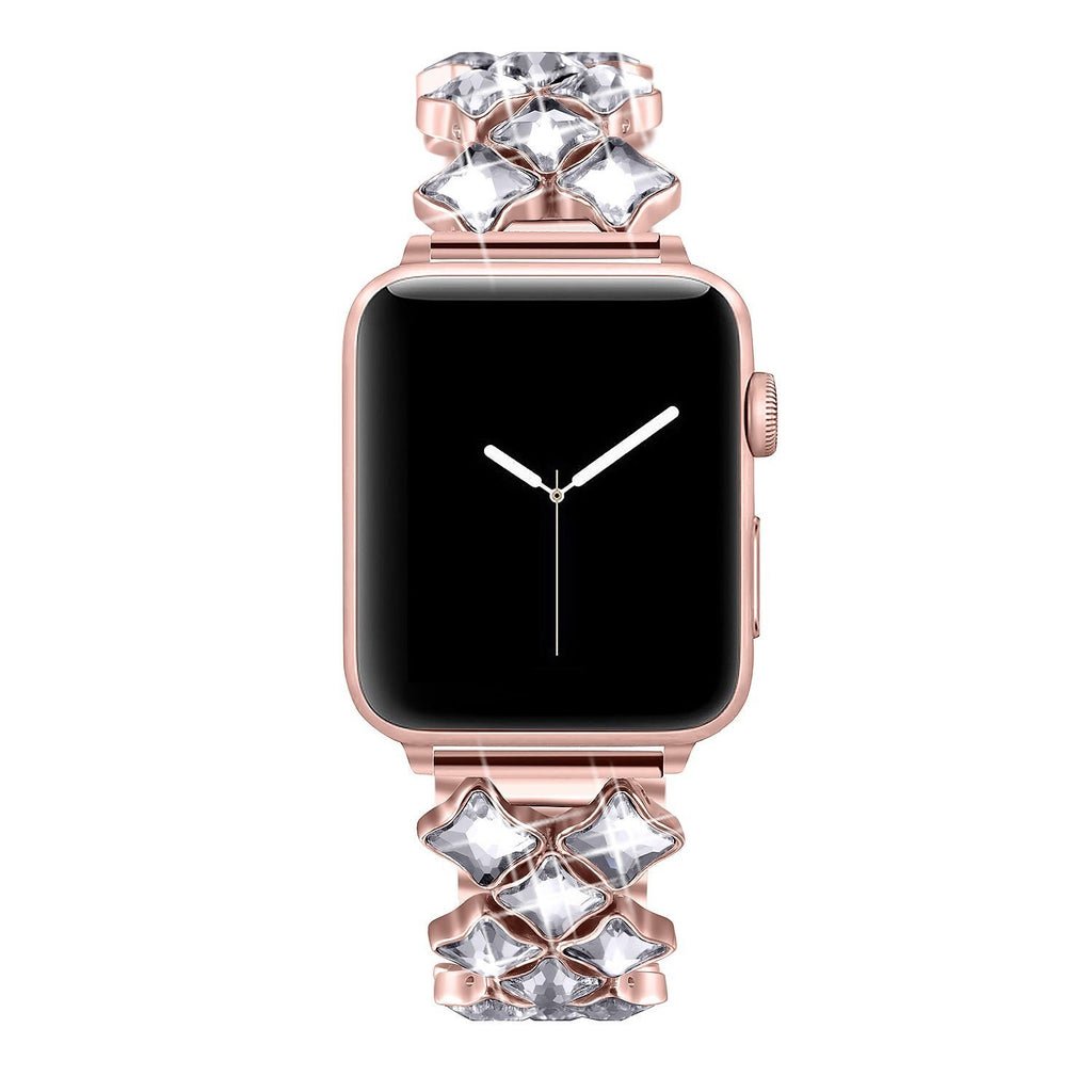 Apple Watch Band Women Diamond Bracelet Stainless Steel strap