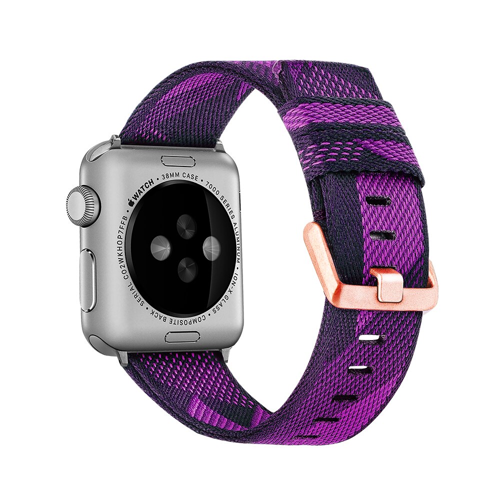Sport Band For Apple watch Series 6/5/4 40MM 44MM Nylon Loop Soft Breathable Wrist Strap for iwatch series 6 5 4 3 2 1 38MM 42MM