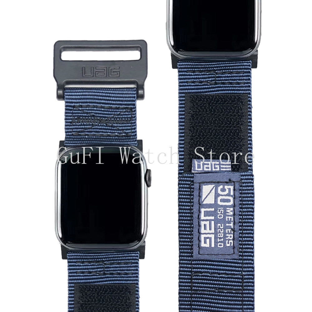 nylon sport watch band for Apple watch 6 se 5 4 40mm 44mm loop strapwatchbands for iwatch 5 6 2 3 38mm 42mm bracelet wristbelt