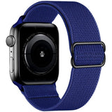 Adjustable Elastic Nylon solo Loop Strap for Apple watch band 44mm 40mm 38mm 42mm Scrunchie bracelet iWatch series 3 4 5 6 se