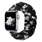 Scrunchie Strap for Apple watch band 44mm 40mm iWatch 42/38mm Elastic Nylon Solo Loop smart bracelet applewatch serie 5 43 SE 6