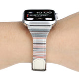 Band For Apple Watch Series 5/4/3/2/1 38mm 42mm 40mm 44mm Leather Breathable Bracelet wrist Strap Sport Loop for iwatch series