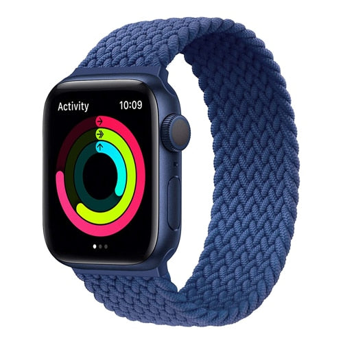 Solo Loop strap For Apple watch band 44mm 40mm iwatch band 42mm 38mm Elastic Braided nylon wristband apple watch 6/5/4/3/2/1/SE