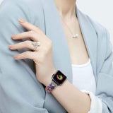Yoga Stone Relax Bracelet Jewelry Bling Wristband Strap for Apple Watch SE 6 Band Chakras Beaded 38mm 40mm 42mm 44mm