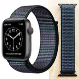 High Quality Nylon Sport Loop Replacment for Apple Watch band 44mm Series 5 4 3 2 1 Breathable Woven Strap 42mm iwatch 40mm 38mm