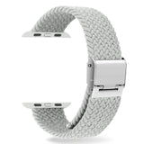 Adjustable elastic nylon Apple Watch Bands 44mm 40mm 38mm 42mm, iWatch Bands for Women Men, Adjustable Braided Solo Loop