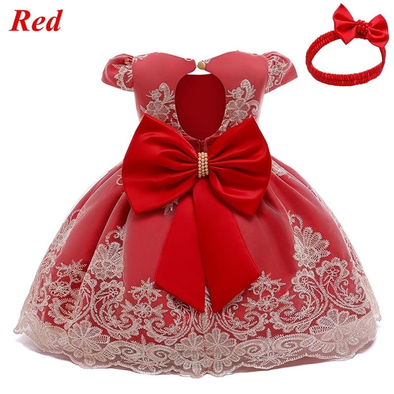 Baby Girls Christmas Dress 3 6 9 12 18 24 Months Toddler Newborn Lace Princess Dress