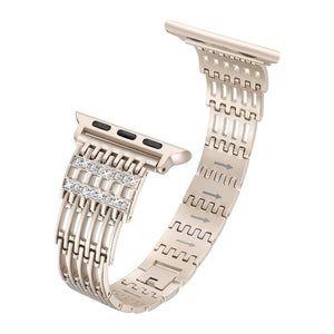 Diamond Stainless Steel Strap For Apple Watch Band Bracelet Women Wristband