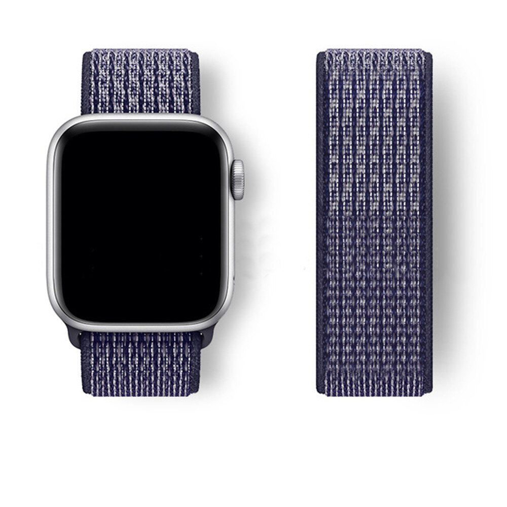 Nylon Loop Strap For Apple Watch 6/SE/5/4 42MM 44MM Band Replacement Wristband For iwatch 3/2/1 38MM 40MM Bracelet Accessories