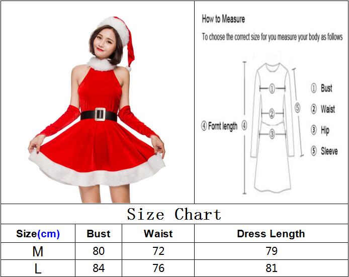Miss Claus Velvet Christmas Dress Cosplay Santa Claus Fancy Dress New Year Christmas Costume Suit For Adults Women