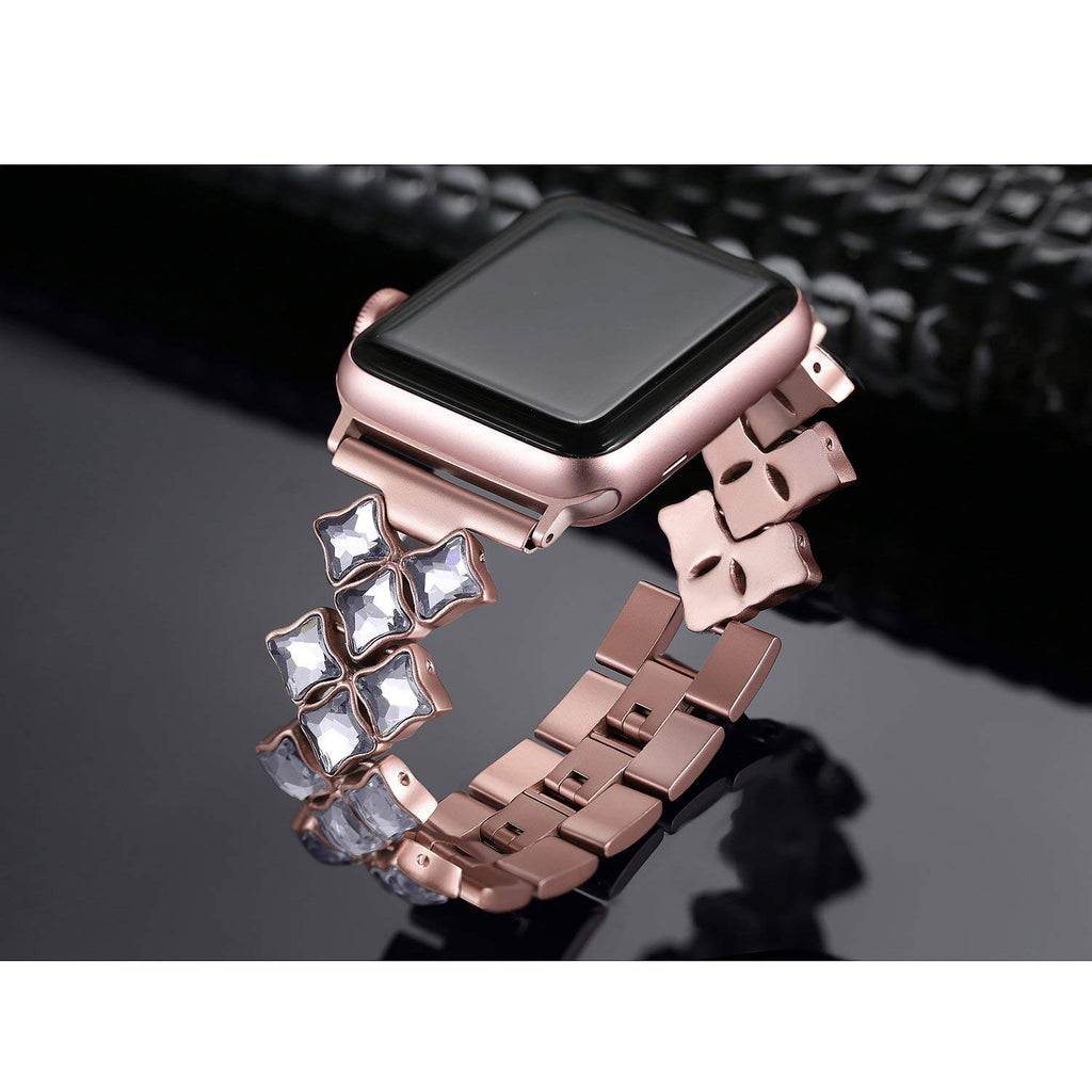 Apple Watch Band Women Diamond Bracelet Stainless Steel strap