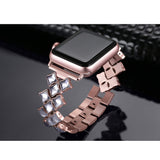 Apple Watch Band Women Diamond Bracelet Stainless Steel strap