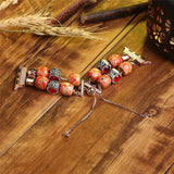 Fashion Detachable Wooden Beads Bracelet for Apple Watch SE Band Series 6 5 4 3 Women Jewelry Strap 40mm 44mm 38mm 42mm Belt