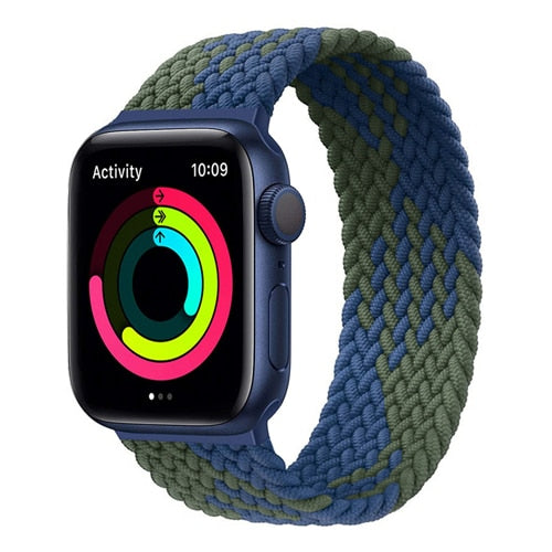Solo Loop strap For Apple watch band 44mm 40mm iwatch band 42mm 38mm Elastic Braided nylon wristband apple watch 6/5/4/3/2/1/SE