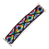 Bohemia Elastic Nylon Watch Strap for Apple Watch Band 42mm 44mm 38mm 40mm Scrunchie Solo Loop Bracelet for iwatch 6 SE 5 4 3