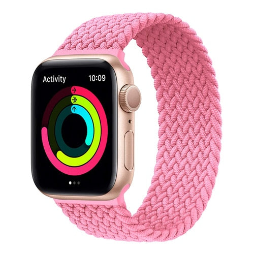 Solo Loop strap For Apple watch band 44mm 40mm iwatch band 42mm 38mm Elastic Braided nylon wristband apple watch 6/5/4/3/2/1/SE