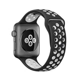 Band for Apple Watch 5 4 3 2 1 42MM 38MM soft Breathable strap Silicone Sports bands for Nike+ Iwatch series 5 4 3 40mm 44mm