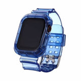 New Transparent Silicone Strap for Apple Watch Series Se 6 5 4 3 2 Band 40mm 44mm for Iwatch Se 5 4 3 Waterproof Strap 38mm 42mm