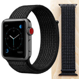 High Quality Nylon Sport Loop Replacment for Apple Watch band 44mm Series 5 4 3 2 1 Breathable Woven Strap 42mm iwatch 40mm 38mm