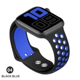 Band for Apple Watch 5 4 3 2 1 42MM 38MM soft Breathable strap Silicone Sports bands for Nike+ Iwatch series 5 4 3 40mm 44mm