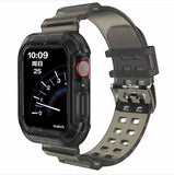 Newest Sport Strap for Apple Watch Band Series 6 1 2 3 4 5 silicone Transparent for Iwatch 5 4 Strap 38mm 40mm 42mm 44mm wirst