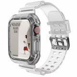 Newest Sport Strap for Apple Watch Band Series 6 1 2 3 4 5 silicone Transparent for Iwatch 5 4 Strap 38mm 40mm 42mm 44mm wirst