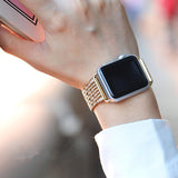 Bling Strap For Apple Watch Iwatch Band Diamond Stainless Steel Watchband Bracelet