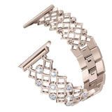 women Diamond watch Band for apple Watch 38mm 42mm 40mm 44mm Stainless Steel strap iwatch Series 5 4 3 2 1 Wrist band Bracelet