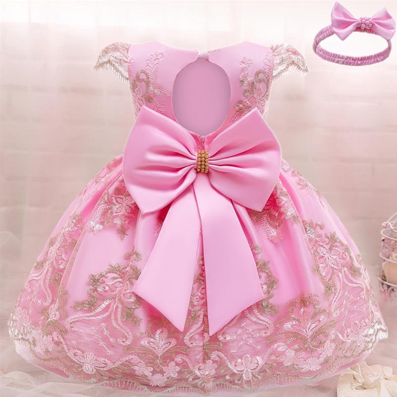 Baby Girls Christmas Dress 3 6 9 12 18 24 Months Toddler Newborn Lace Princess Dress